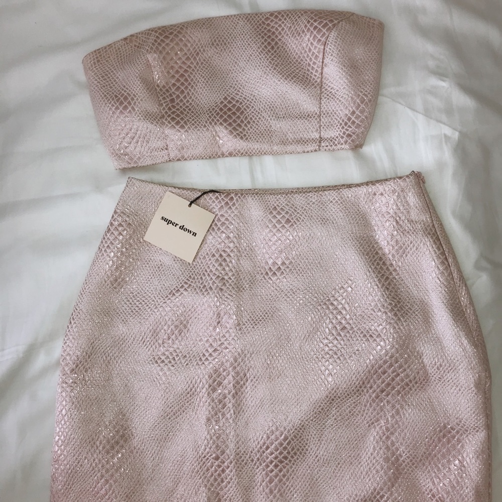 rose gold 2 set piece